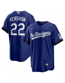 Clayton Kershaw Los Angeles Dodgers Nike City Connect Replica Player Jersey - Royal