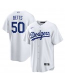 Mookie Betts Los Angeles Dodgers Nike Home Replica Player Name Jersey - White