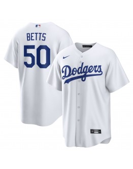 Mookie Betts Los Angeles Dodgers Nike Home Replica Player Name Jersey - White