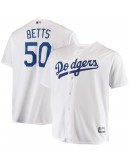 Mookie Betts Los Angeles Dodgers Big & Tall Replica Player Jersey - White