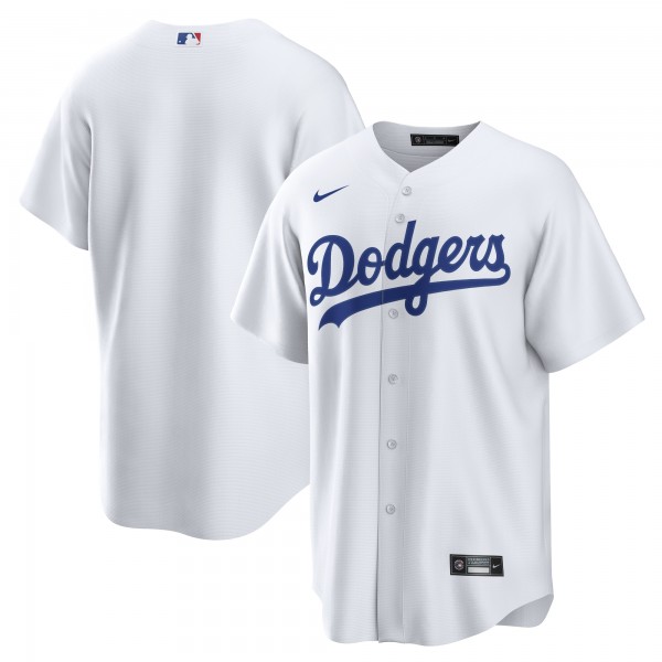 Los Angeles Dodgers Nike Home Replica Team Jersey - White