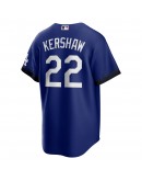 Clayton Kershaw Los Angeles Dodgers Nike City Connect Replica Player Jersey - Royal