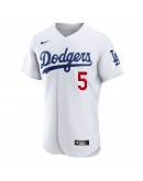 Freddie Freeman Los Angeles Dodgers Nike Authentic Player Jersey - White