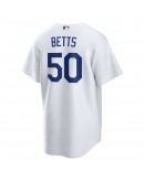 Mookie Betts Los Angeles Dodgers Nike Home Replica Player Name Jersey - White