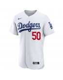 Mookie Betts Los Angeles Dodgers Nike Home Authentic Player Jersey - White