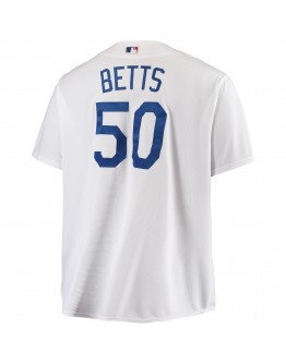 Mookie Betts Los Angeles Dodgers Big & Tall Replica Player Jersey - White