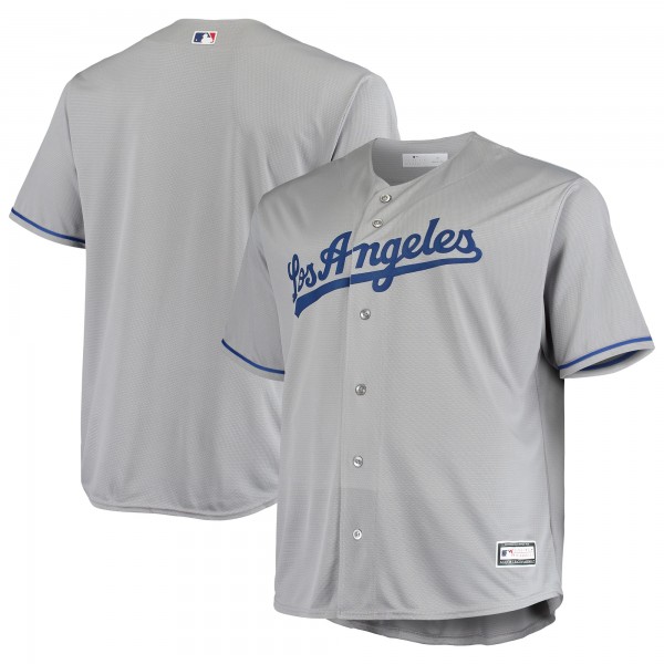 Los Angeles Dodgers Big & Tall Replica Team Jersey - Gray