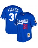 Mike Piazza Los Angeles Dodgers Mitchell & Ness Cooperstown Collection Mesh Batting Practice Jersey - Royal