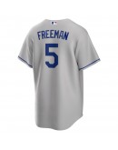 Freddie Freeman Los Angeles Dodgers Nike Road Replica Player Jersey - Gray