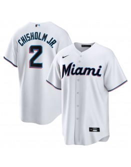 Jazz Chisholm Jr. Miami Marlins Nike Home Replica Player Jersey - White