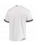 Milwaukee Brewers Majestic Team Official Jersey - White