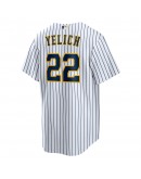 Christian Yelich Milwaukee Brewers Nike Alternate Replica Player Jersey - White