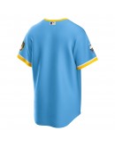 Milwaukee Brewers Nike 2022 City Connect Replica Team Jersey - Powder Blue