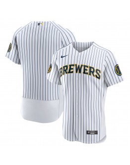 Milwaukee Brewers Nike Alternate Authentic Team Jersey - White