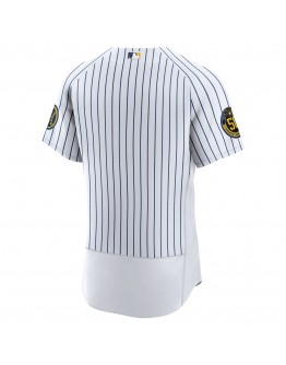 Milwaukee Brewers Nike Alternate Authentic Team Jersey - White