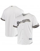 Milwaukee Brewers Majestic Team Official Jersey - White