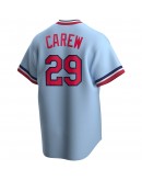 Rod Carew Minnesota Twins Nike Road Cooperstown Collection Player Jersey - Light Blue