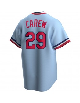 Rod Carew Minnesota Twins Nike Road Cooperstown Collection Player Jersey - Light Blue