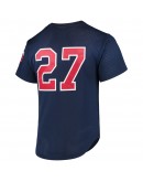 David Ortiz Minnesota Twins Mitchell & Ness 2002 Cooperstown Collection Mesh Batting Practice Jersey - Navy