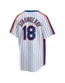 Darryl Strawberry New York Mets Nike Home Cooperstown Collection Player Jersey - White