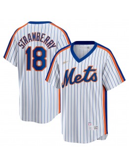 Darryl Strawberry New York Mets Nike Home Cooperstown Collection Player Jersey - White