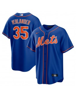 Justin Verlander New York Mets Nike Alternate Replica Player Jersey - Royal