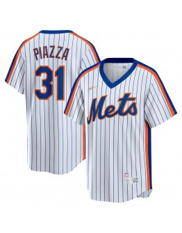 Mike Piazza New York Mets Nike Home Cooperstown Collection Player Jersey - White