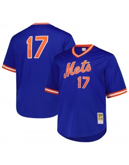 Keith Hernandez New York Mets Mitchell & Ness 1986 Cooperstown Collection Mesh Pullover Jersey - Royal