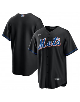 New York Mets Nike 2022 Alternate Replica Team Jersey - Black