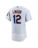 Francisco Lindor New York Mets Nike Home Authentic Player Jersey - White