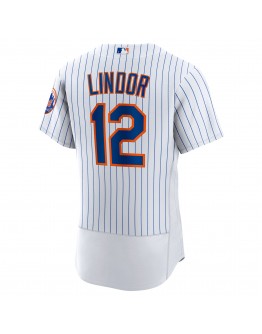 Francisco Lindor New York Mets Nike Home Authentic Player Jersey - White