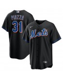 Mike Piazza New York Mets Nike 2022 Alternate Replica Player Jersey - Black