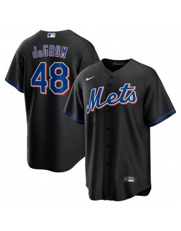 Jacob deGrom New York Mets Nike 2022 Alternate Replica Player Jersey - Black