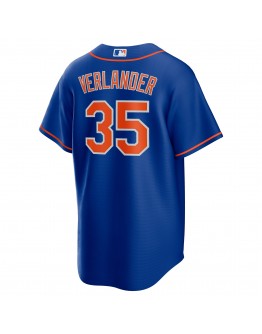 Justin Verlander New York Mets Nike Alternate Replica Player Jersey - Royal