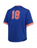 Darryl Strawberry New York Mets Mitchell & Ness Big & Tall Cooperstown Collection Mesh Batting Practice Jersey - Royal