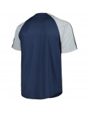 New York Yankees Stitches Button-Down Raglan Fashion Jersey - Navy