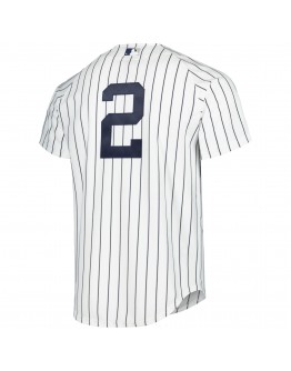 Derek Jeter New York Yankees Mitchell & Ness Cooperstown Collection Authentic Jersey - White