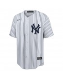 Derek Jeter New York Yankees Nike Home Replica Player Name Jersey - White/Navy