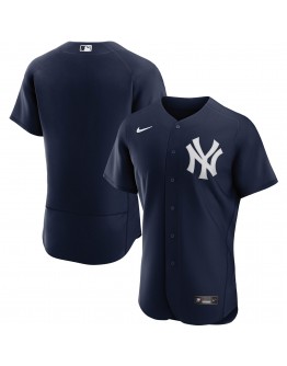 New York Yankees Nike Alternate Authentic Team Jersey - Navy