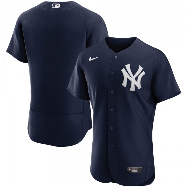 New York Yankees Nike Alternate Authentic Team Jersey - Navy