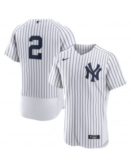 Derek Jeter New York Yankees Nike Home Authentic Player Jersey - White/Navy