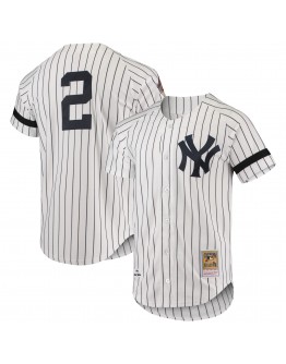 New York Yankees Mitchell & Ness Cooperstown Collection 1996 Authentic Home Jersey - White