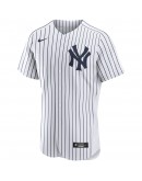 Derek Jeter New York Yankees Nike Home Authentic Player Jersey - White/Navy