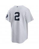 Derek Jeter New York Yankees Nike 2020 Hall of Fame Induction Replica Jersey - White/Navy