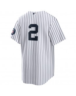 Derek Jeter New York Yankees Nike 2020 Hall of Fame Induction Replica Jersey - White/Navy