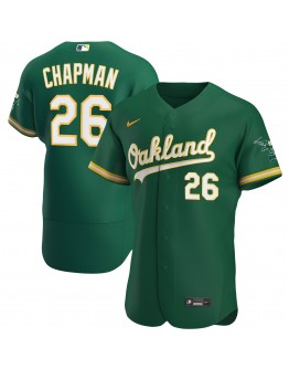 Matt Chapman Oakland Athletics Nike Alternate Authentic Player Jersey - Kelly Green