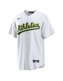 Oakland Athletics Nike Home Replica Team Jersey - White