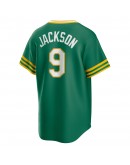 Reggie Jackson Oakland Athletics Nike Road Cooperstown Collection Player Jersey - Kelly Green