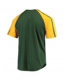 Oakland Athletics Stitches Button-Down Raglan Replica Jersey - Green