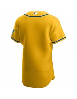 Oakland Athletics Nike Authentic Official Team Jersey - Gold